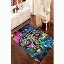 Fil Ve Renk Sıçramaları Dijital Baskılı Halı