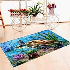 Su Kaplumbağası Banyo Halısı