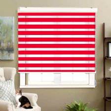 Kırmızı Zebra Perde